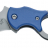 Складной нож-брелок Fox Mini-KA Karambit Blue 535 BL - Складной нож-брелок Fox Mini-KA Karambit Blue 535 BL
