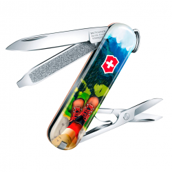 Многофункциональный cкладной нож-брелок Victorinox I Love Hiking 0.6223.L2002