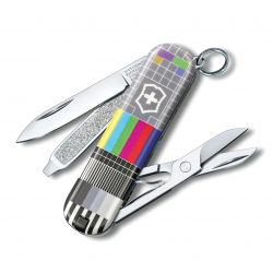 Многофункциональный cкладной нож-брелок Victorinox Retro TV 0.6223.L2104