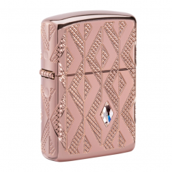 Зажигалка Armor® Geometric Diamond Pattern Design ZIPPO 49702