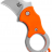 Складной нож-брелок Fox Mini-KA Karambit Orange 535 O - Складной нож-брелок Fox Mini-KA Karambit Orange 535 O