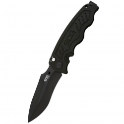 Складной полуавтоматический нож SOG Zoom Black ZM1012
